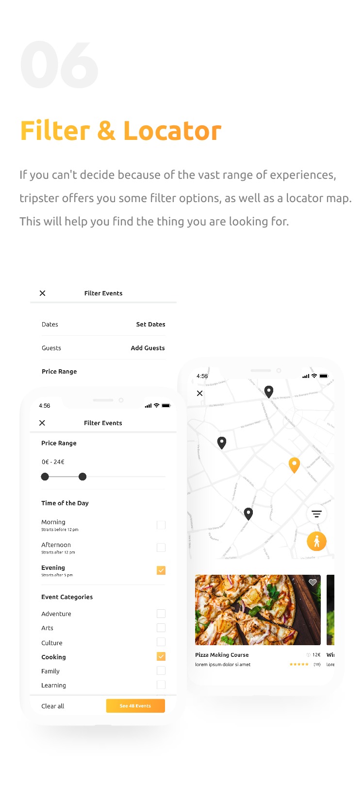 filter and locator